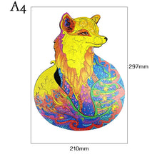 Carregar imagem no visualizador da galeria, Frete Grátis | Quebra-Cabeça Animais em Madeira