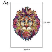 Carregar imagem no visualizador da galeria, Frete Grátis | Quebra-Cabeça Animais em Madeira