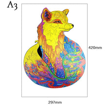 Carregar imagem no visualizador da galeria, Frete Grátis | Quebra-Cabeça Animais em Madeira