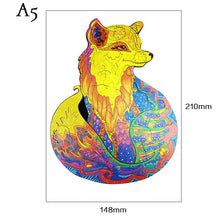 Carregar imagem no visualizador da galeria, Frete Grátis | Quebra-Cabeça Animais em Madeira