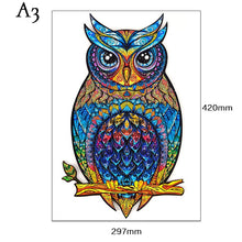 Carregar imagem no visualizador da galeria, Frete Grátis | Quebra-Cabeça Animais em Madeira